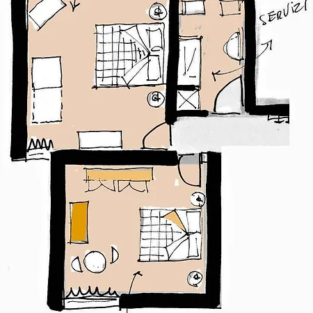 Bed & Breakfast Tre Conigli Sul Foligno